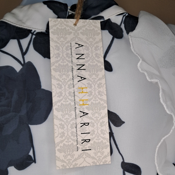 annah hariri Modest Floral Formal Maxi Dress W Ablution Friendly Sleeves NWT - Picture 13 of 13